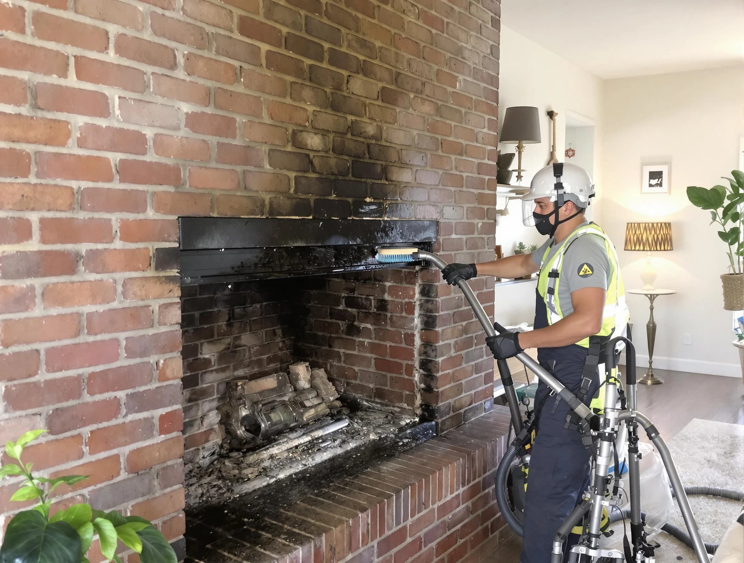 Cullman Chimney Sweep providing fireplace cleaning services in Cullman, AL