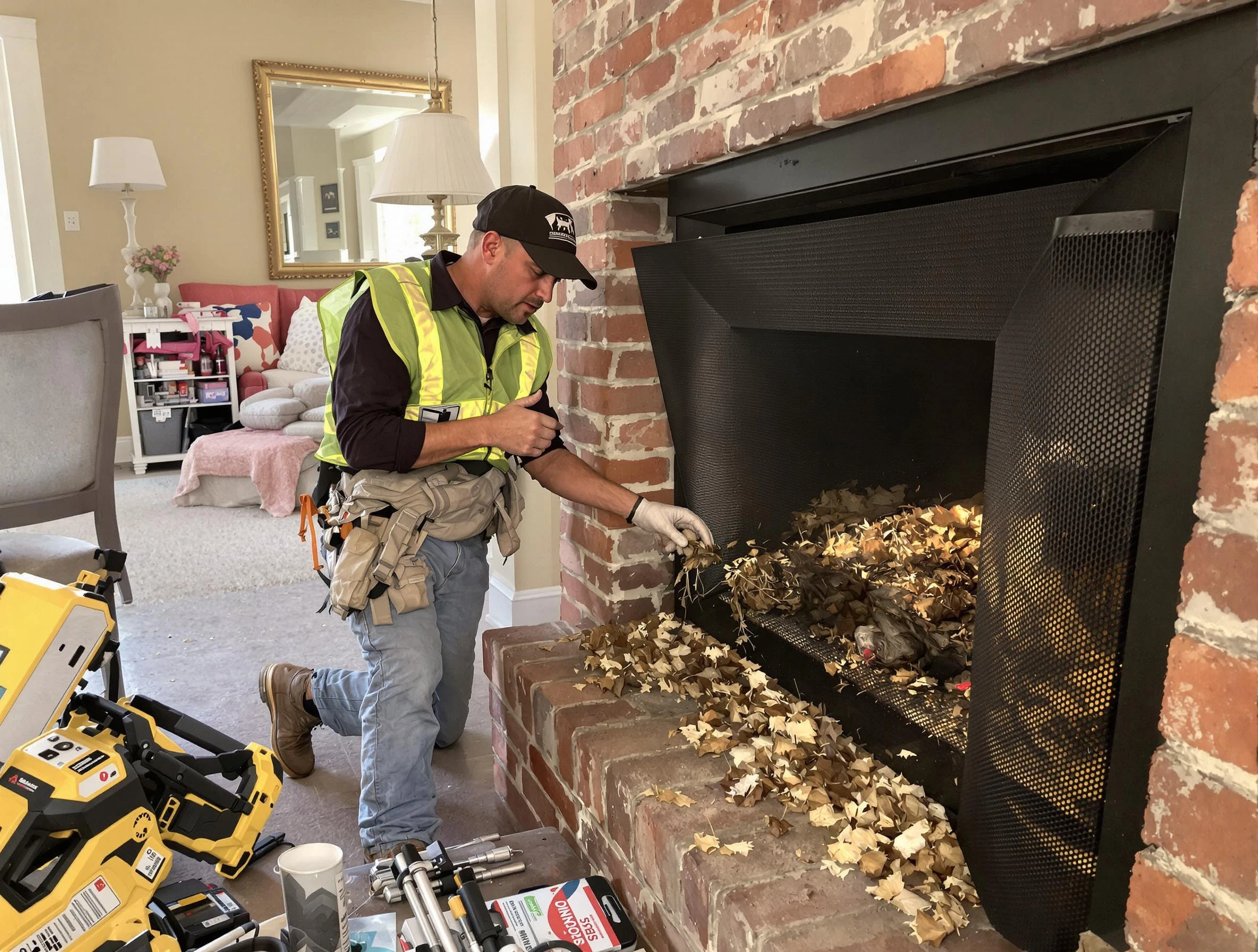 Safe screening installation by Cullman Chimney Sweep in Cullman, AL