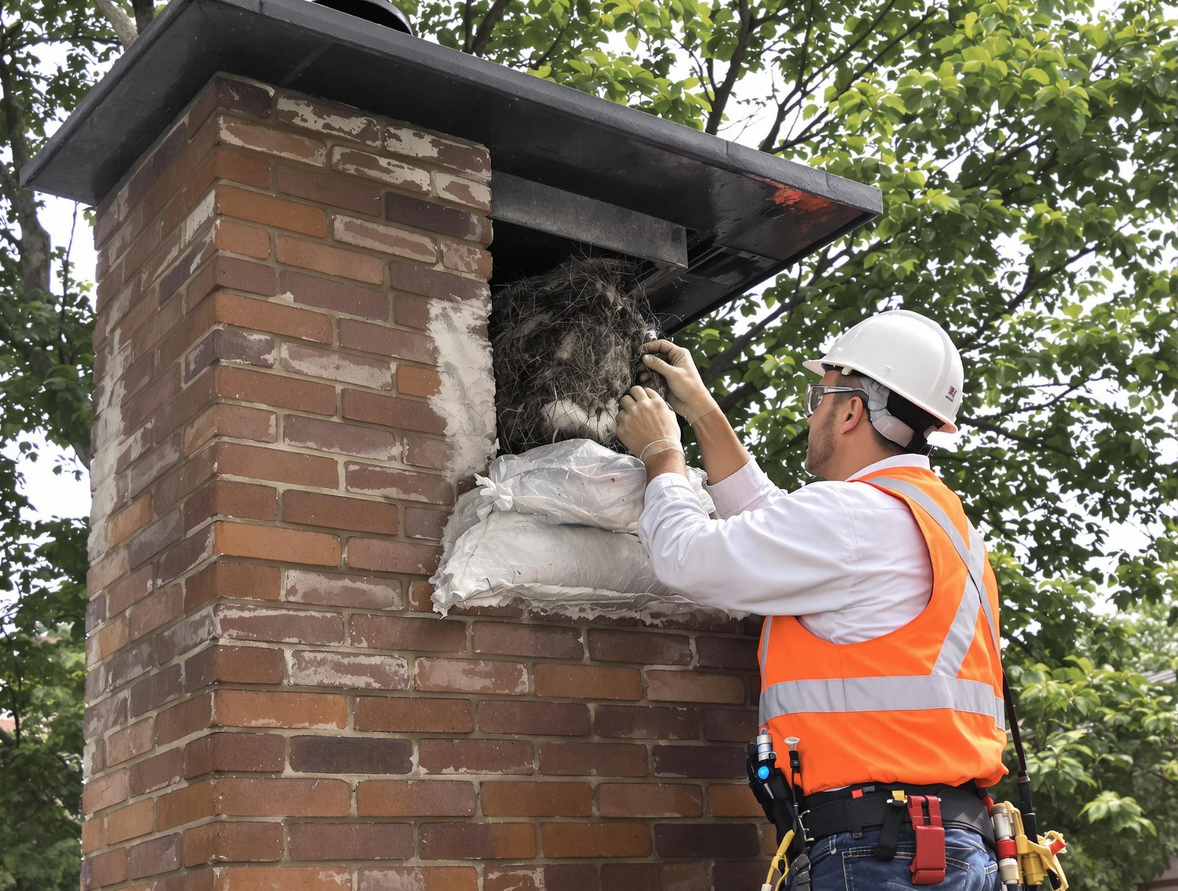 Humane removal of debris and animals by Cullman Chimney Sweep in Cullman, AL